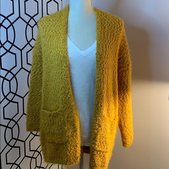 Honey Belle Sweaters - Small mustard cardigan